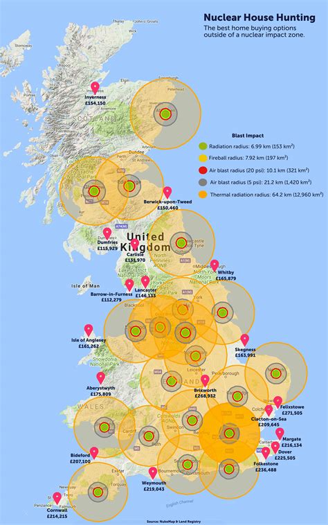 nuclear attack|uk nuclear attack map.